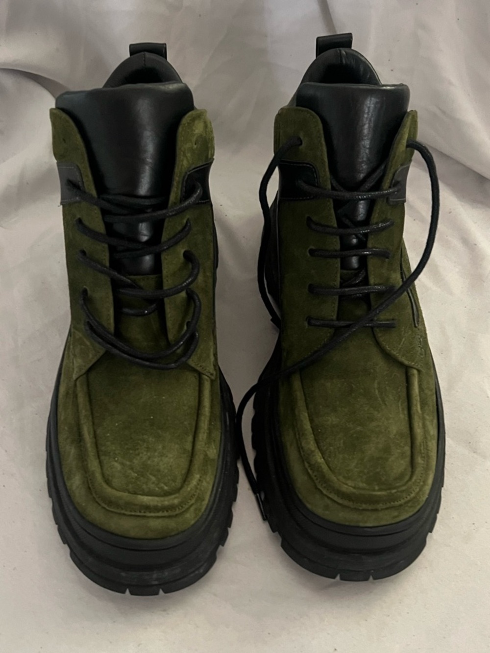 STAUD ROCKY LEATHER / SUEDE LACE UP BOOTS EU 39/ US 9 $475 - Picture 7 of 10